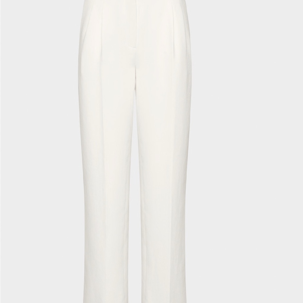 Aritzia Effortless Pant - BIRCH High-Waisted Pleated - never worn